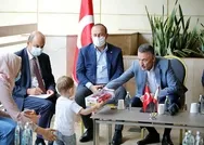 Cumhurbaşkanı Yardımcısı Fuat Oktay ve Dışişleri Bakanı Mevlüt Çavuşoğlu Beyruttaki patlamada yaralanan Türklerin aileleriyle görüştü