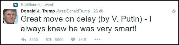 Donald Trump'tan Vladimir Putin'e destek!-1