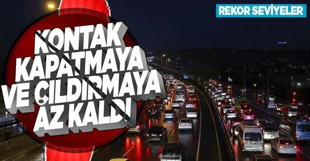 İstanbul trafik yoğunluğu | İstanbul’da trafik yoğunluğu yüzde kaç? Rekor seviye: Yüzde 89