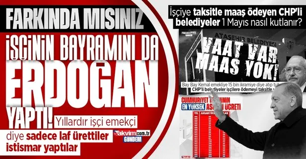 Son dakika: Başkan Erdoğan’dan 1 Mayıs mesajı! Asgari ücrette tarihi değişim: Türkiye Yüzyılı sizlerle beraber inşa edeceğiz