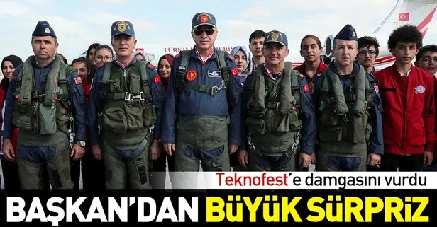 Son dakika: Başkan Erdoğan Teknofest’te