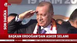 Başkan Erdoğan’dan Mehmetçik’e asker selamı