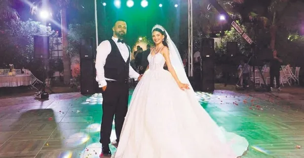 Kübalı gelin halaylarla Samandağlı oldu