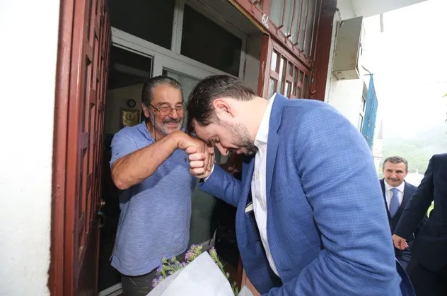 Bakan Albayrak baba ocağında
