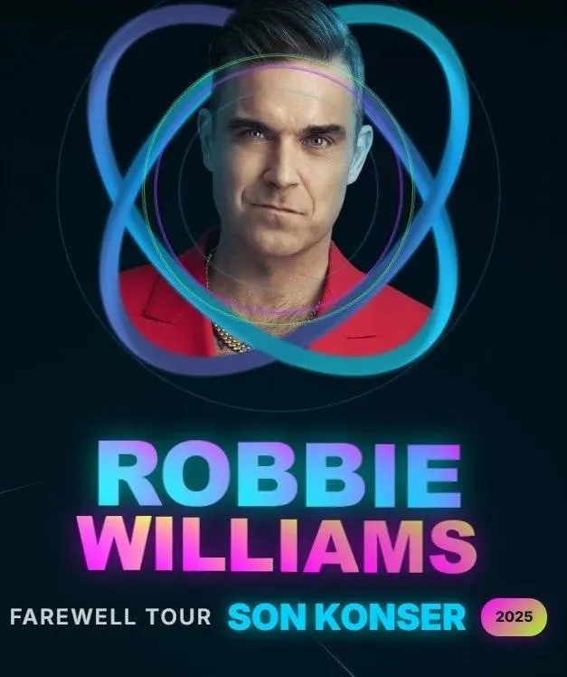 Robbie Williams konser afişi (Sosyal medya)
