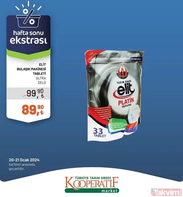 31 üründe fiyatlar dibi buldu! Tarım Kredi 21-26 Ocak 2024 FİYAT LİSTESİ az önce yayımlandı! Peynir, yumurta, un... - 31