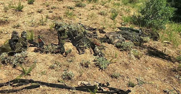 Hakkari'de terör örgütü PKK'ya ait mühimmat ele geçirildi