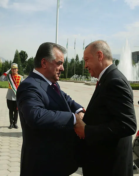 Son dakika haberi: Başkan Erdoğan'dan Tacikistan'da peş peşe kritik görüşmeler-3
