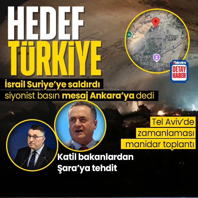İsrail’den Suriye’ye saldırı: Tel Aviv Türkiyeye mesaj dedi! HTŞ Dera’da IDF ile çatışıyor