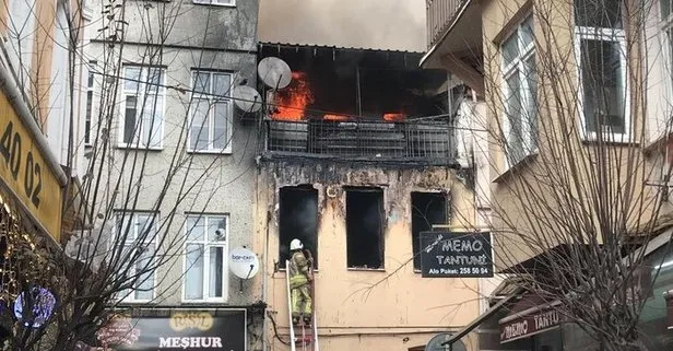 Beşiktaş müstakil evde çıkan yangında solunum cihazına bağlı yatalak hasta öldü