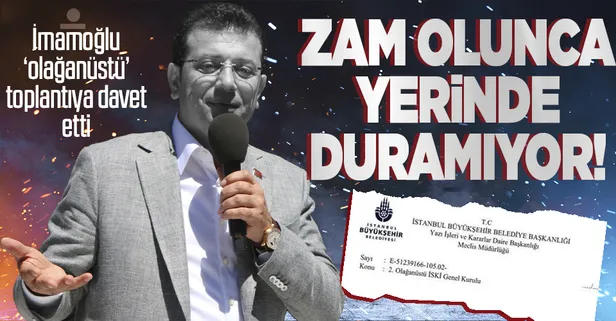 Söz konusu zam olunca CHP'li İBB Başkanı Ekrem İmamoğlu pek istekli! Belediye meclisini 'olağanüstü toplantıya' çağırdı