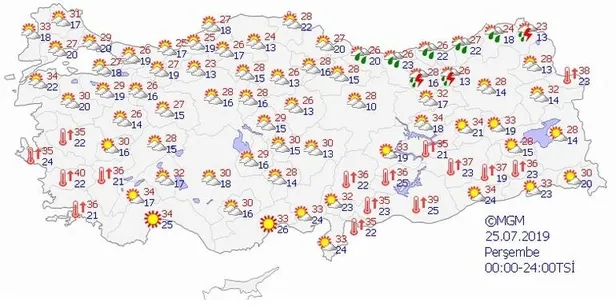 Meteoroloji yeni haftanın raporunu yayımladı! Çarşamba günü...-8