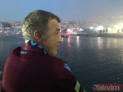 Trabzonspor’un 52. kuruluş yıl dönümü İstanbul’da meşalelerle kutlandı