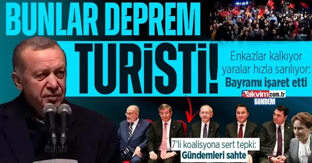 Başkan Erdoğan’dan Üsküdar’daki iftarda önemli açıklamalar: Bayrama kadar Hatay hariç diğer illerde tüm enkazı kaldıracağız