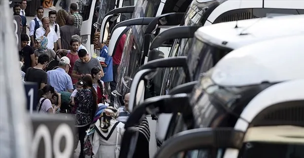 Şehirler arası otobüsler hazır