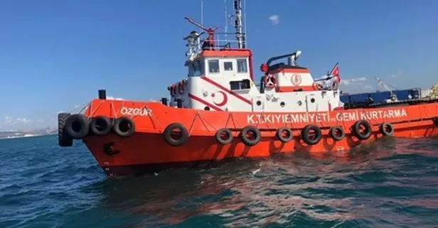 İstanbul'da hareketli anlar! 92 metre uzunluğundaki gemi sürüklendi