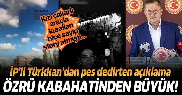 Kızı emniyet şeridinden story atan İYİ Partili Lütfü Türkkan’dan pes dedirten açıklama: Sosyal medyada paylaşması hata