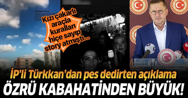 Kızı emniyet şeridinden story atan İYİ Partili Lütfü Türkkan'dan pes dedirten açıklama: Sosyal medyada paylaşması hata