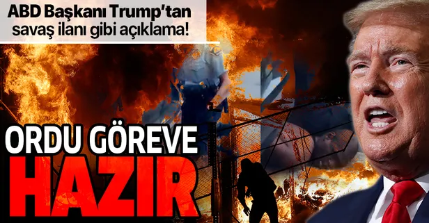 Polisin siyahi George Floyd'u öldürdüğü ABD'de Trump'tan savaş ilanı gibi talimat: Ordu göreve hazır