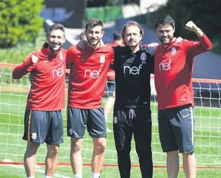 Florya’da kahkahalı antrenman