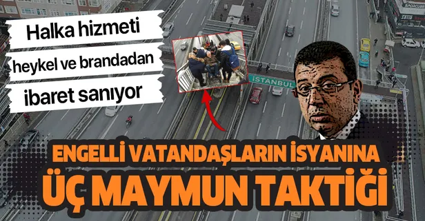 İmamoğlu vatandaşa değil brandalara çalışıyor! Metrobüse binerken zorluk çeken engelli vatandaşlar isyanda!