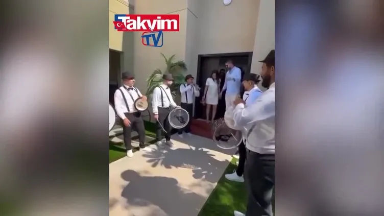 Ebru Gündeş'in düğün konvoyundaki görüntüleri ortaya çıktı