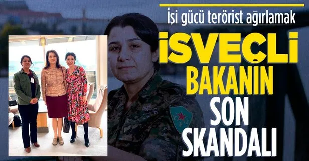 İsveç Dışişleri Bakanı Ann Linde’den skandal! PKK/YPG’li Nesrin Abdullah ile görüştü