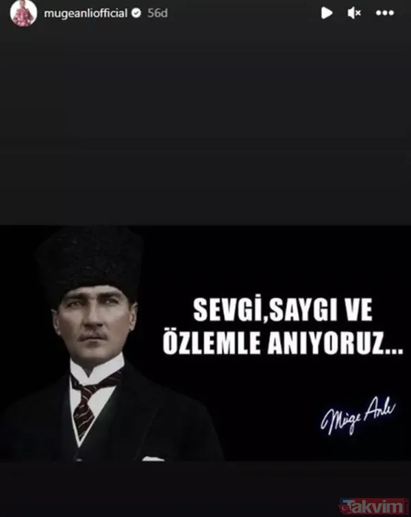 Müge Anlı'dan Hülya Avşar'a ünlüler 10 Kasım'da Mustafa Kemal Atatürk'ü andı! 84 yıldır dinmeyen hasret! - 8