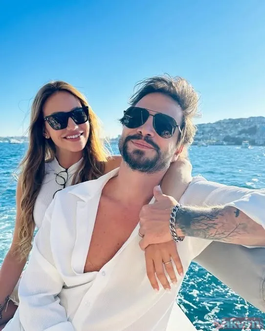 Ahmet kural ve Çağla Gizem Şahin'den yeni aile pozu: Demir bebek ilgi odağı oldu - 15