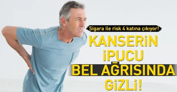 Mesane kanseri bel ağrısında gizli