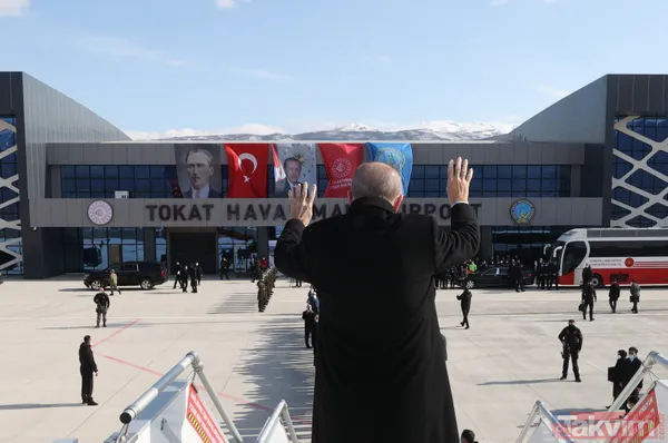 İhracatı ve ekonomik verimliliği artıracak! Tokat Yeni Havalimanı dualarla hizmete açıldı - 13