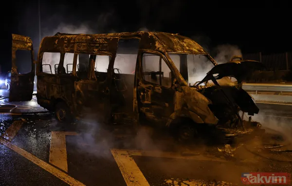 Kağıthane'de panik anları! Alev alev yandı - 6