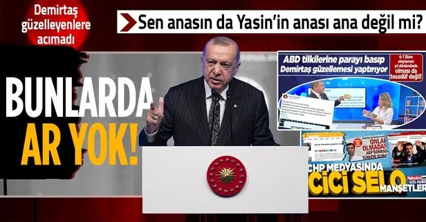 Başkan Erdoğan’dan FOX TV’deki Selahattin Demirtaş güzellemesine tepki: Sen anasın da Yasin Börü’nün anası ana değil mi?