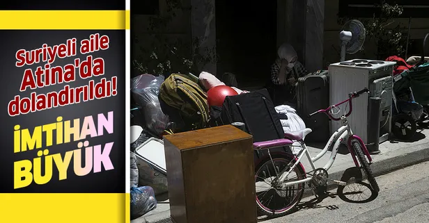 Suriyeli aile, savaştan kaçtığı Atina'da dolandırıldı