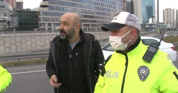 Polisi görünce kaçmaya çalıştı: Yanlış yola girmişim