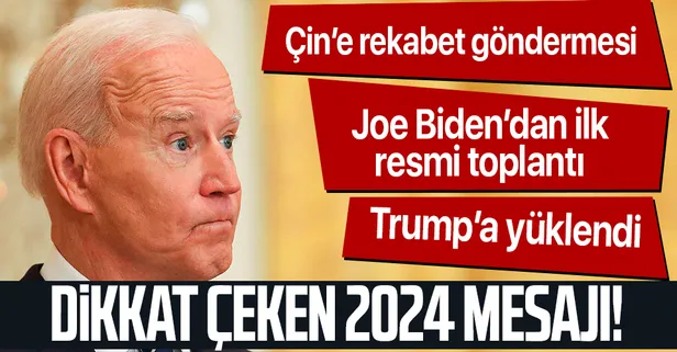 Son dakika: ABD Başkanı Joe Biden'dan 2024 başkanlık seçimleri açıklaması: Yeniden yarışa girmeyi planlıyor