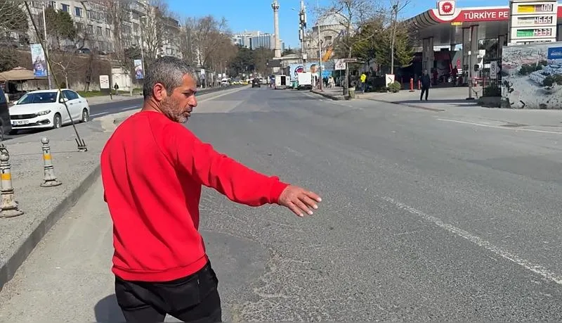 Görgü tanığı kazayı anlattı. (DHA)