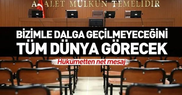 Adalet Bakanı Gül’den flaş açıklama: Türk yargısıyla dalga geçilmeyeceğini tüm dünya görecek