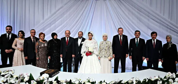 Devletin zirvesini buluşturan düğün