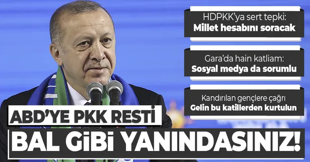 SON DAKİKA: Başkan Erdoğan'dan Rize'de önemli açıklamalar