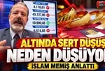Altın neden düşüyor? İslam Memiş’ten dikkat çeken kısa vadeli al-sat değerlendirmesi