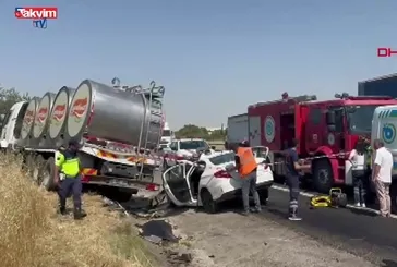 Otomobil süt kamyonu ile çarpıştı: 4 ölü