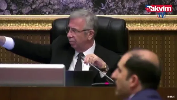 Mansur Yavaş’tan ABB Meclisi’nde zorbalık: ‘’Zabıtaya attıracağım’’