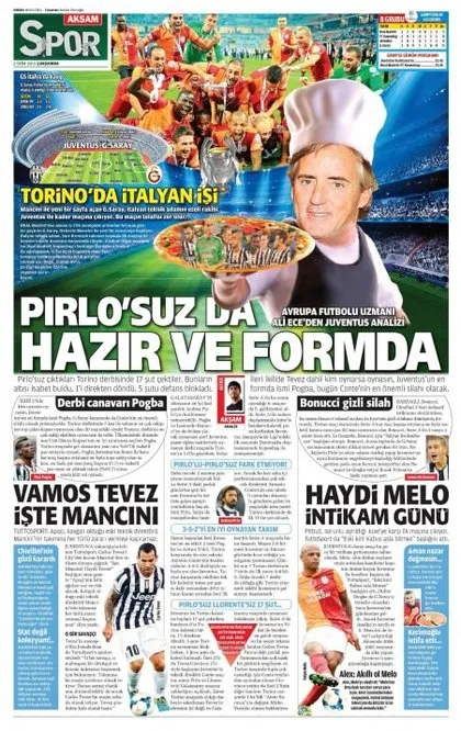 Gazete manşetlerinde Galatasaray
