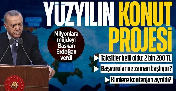 Başkan Erdoğan’dan Cumhuriyet tarihinin en büyük sosyal konut projesinin tanıtım töreninde önemli açıklamalar