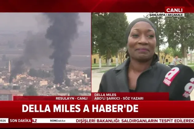 ABD'li sanatçı Della Miles'ten Barış Pınarı Harekatı'na destek