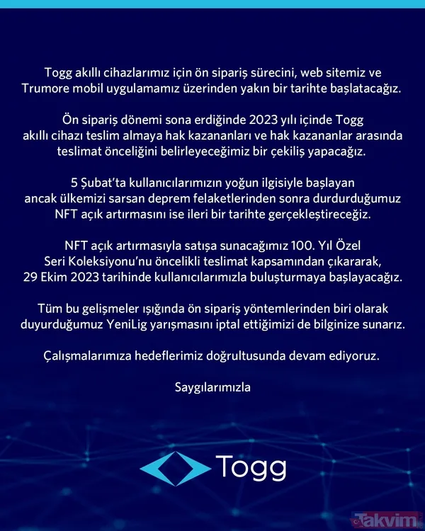 TOGG T10X (C-SUV) FİYAT TABLOSU! TOGG %10 ÖTV İNDİRİMLİ FİYAT LİSTESİ 2023! Yerli Otomobil Anadolu, Kapadokya, Pamukkale renk renk C Segment fiyatları ne kadar? - 19