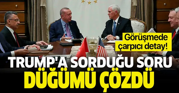 Başkan Erdoğan'ın Trump'a sorduğu soru düğümü çözdü: Sen El-Kaide ile masaya oturur musun?