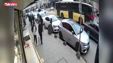 İETT otobüsü yaya kadına çarptı