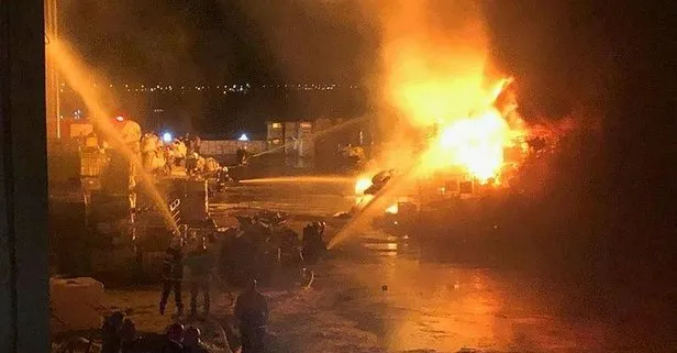 Denizli’de geri dönüşüm fabrikasında yangın